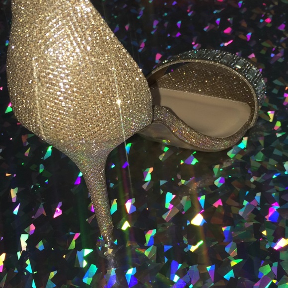 NEW Wild diva high heels rhinestone glitter - Picture 7 of 7